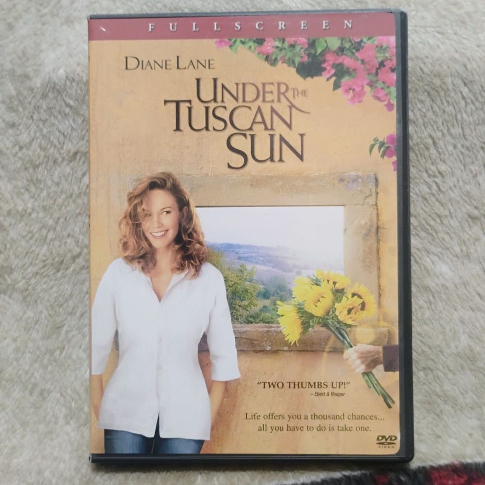 Under the Tuscan Sun DVD Diane Lane Fullscreen RomCom Italy Cottagecore Movie